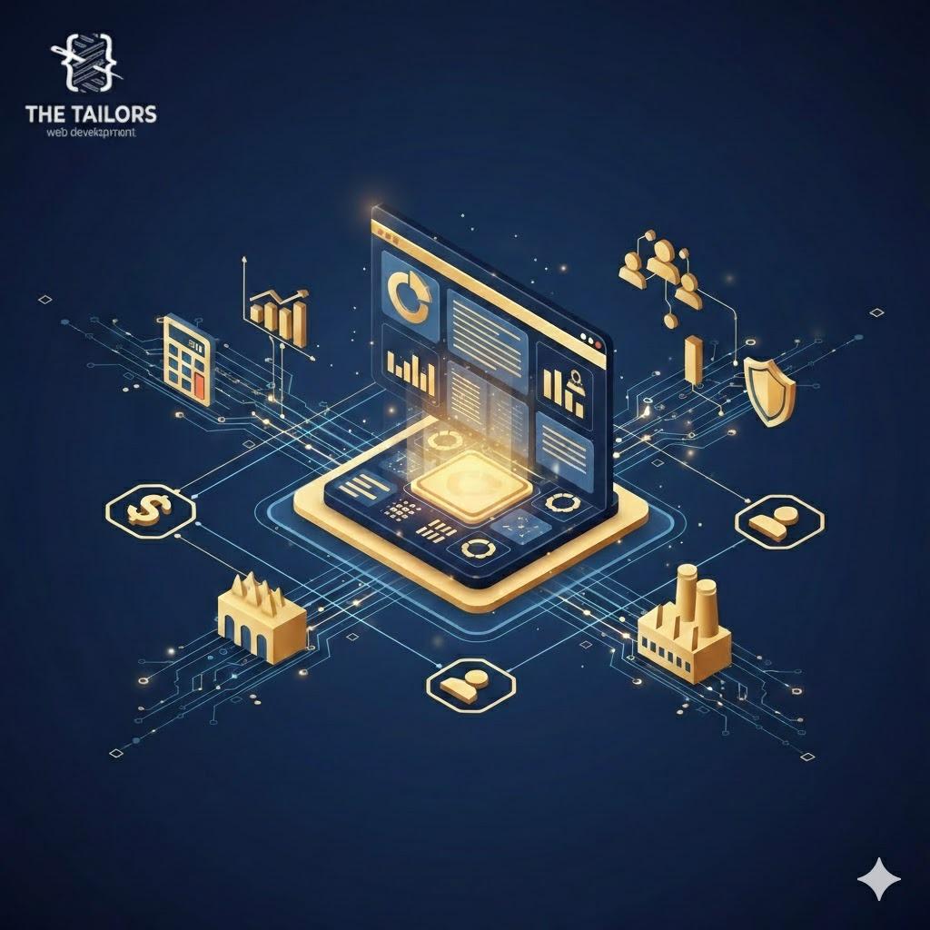 تصميم نظام ERP متكامل لإدارة الشركات والمؤسسات