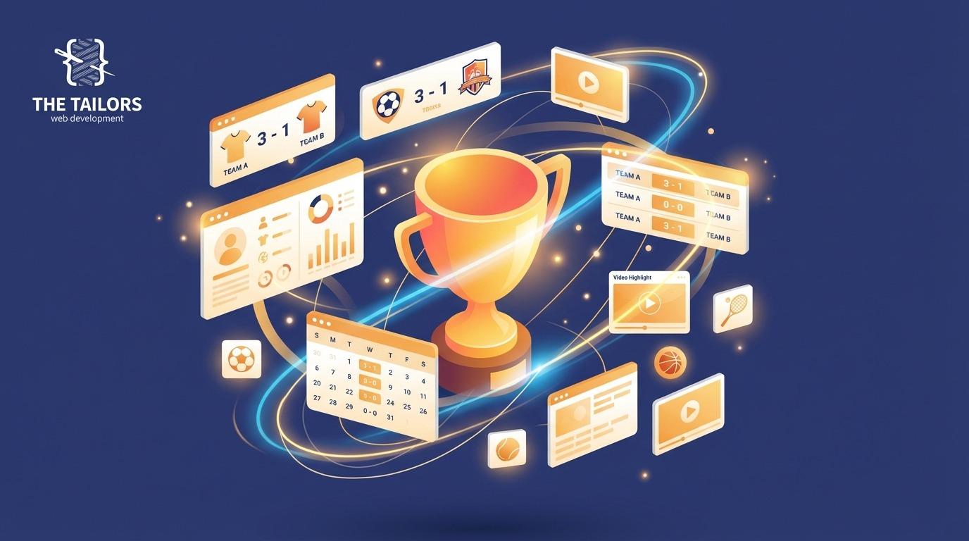 تصميم موقع رياضي